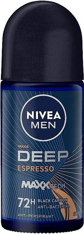 NIVEA Men Deep Black Carbon Espresso Anti-Perspirant Roll-on dezodorans za muškarce