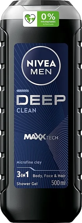 NIVEA Men Deep Clean Shower Gel Gel za tuširanje