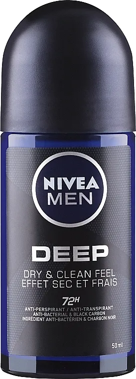 NIVEA MEN Deep Deodorant Roll-on deodorans