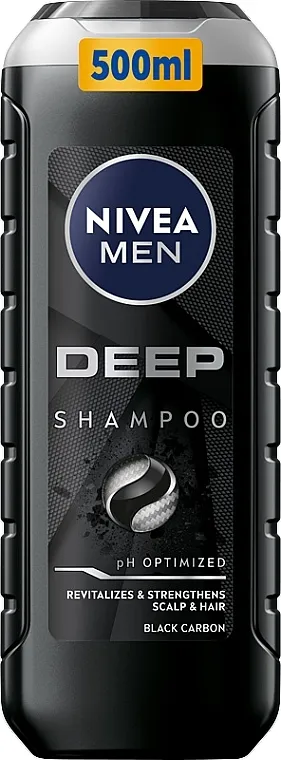 NIVEA Men Deep Shampoo Black Carbon Šampon za muškarce