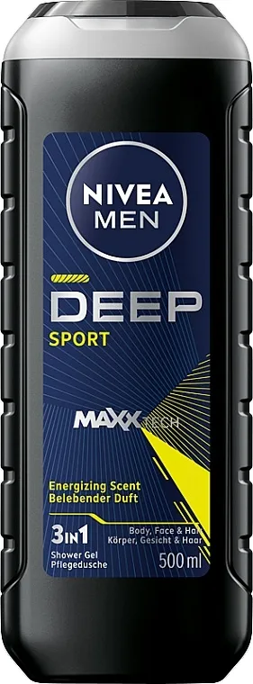 NIVEA MEN Deep Sport Gel za tuširanje