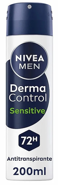 NIVEA MEN Derma Control Sensitive Antiperspirant 72H Antiperspirant za osetljivu kožu, sprej