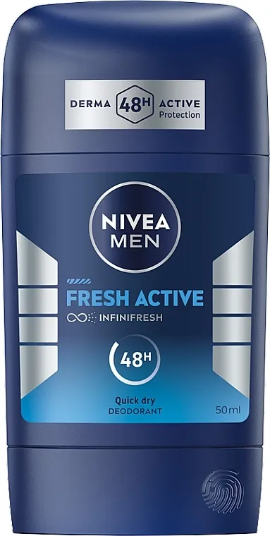 Nivea Men Fresh Active Longlasting Freshness Deodorant Antiperspirant stik