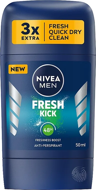 Nivea Men Fresh Kick 48H Antiperspirant Antiperspirant stik za muškarce