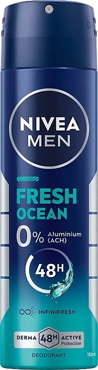 Nivea Men Fresh Ocean 48H Quick Dry Deodorant Dezodorans