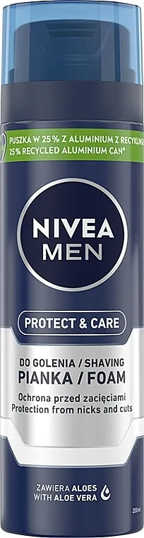 NIVEA MEN Protect &amp; Care Protecting Shaving Foam Pjena za brijanje "Zaštita i njega"