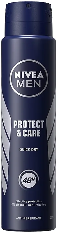 Nivea Men Protect And Care Spray Antiperspirant Deodorant Dezodorans