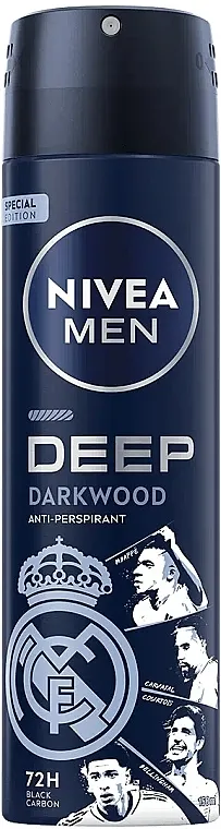 Nivea MEN Real Madrid Deep Darkwood Anti-Perspirant Antiperspirant u spreju