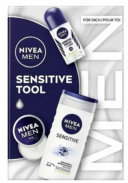 NIVEA Men Strong Power Gift Set (sh/gel/250ml + deo/roll/50ml + cr/30ml)
