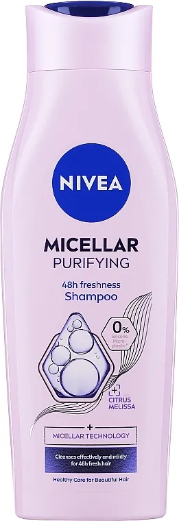 Nivea Micellar Purifying 48 Freshness Shampoo Micelarni šampon za svakodnevno pranje kose