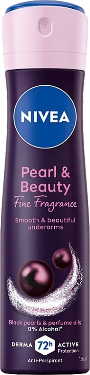 Nivea Pearl &amp; Beauty Black Deodorant Spray Dezodorans-antiperspirant u spreju s ekstraktom crnog bisera