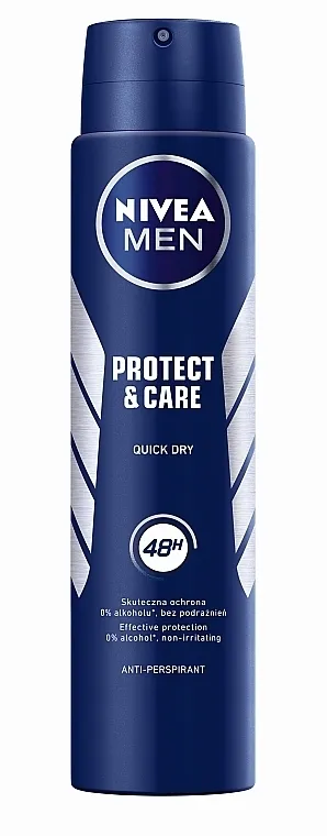 NIVEA Protect&amp;Care 48 hour Dezodorans sprej antiperspirant 'Zaštita i nega'