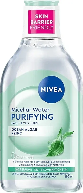 Nivea Purifying Micellar Wate Ocean Algae + Zinc Micelarna voda sa morskim algama i cinkom