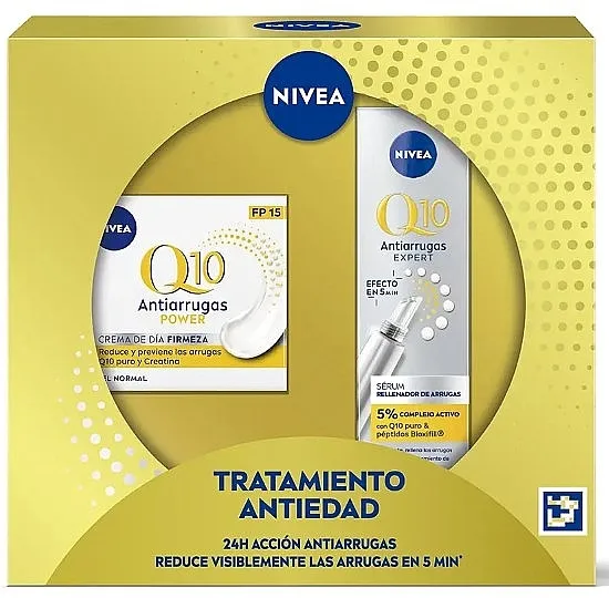 NIVEA Q10 Anti-Aging Treatment (eye/ser/15ml + cr/50ml) Set