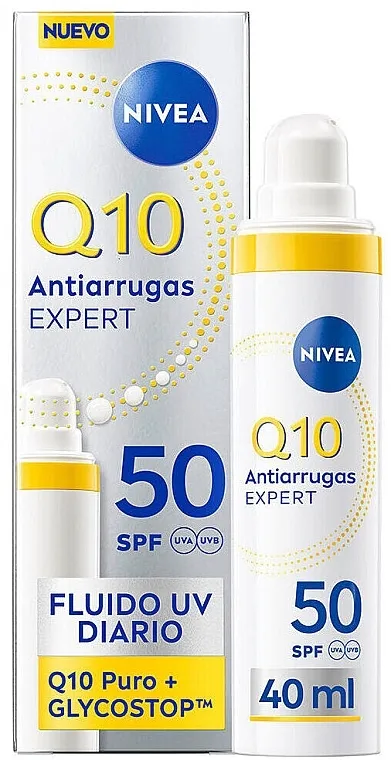 NIVEA Q10 Antirrugas Expert Fluid Spf50 Zaštitni fluid protiv bora