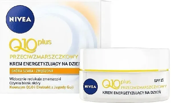 NIVEA Q10 Plus Anti-Wrinkle Energizing Day Cream SPF15 Energizirajuća dnevna krema protiv bora SPF15