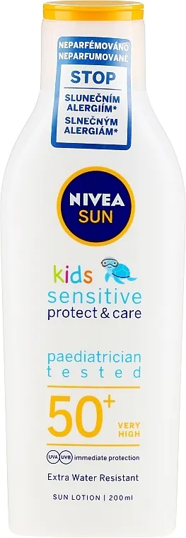 NIVEA Sun Kids Pure &amp; Sensitive Sun Lotion SPF50+ Losion za sunčanje za djecu