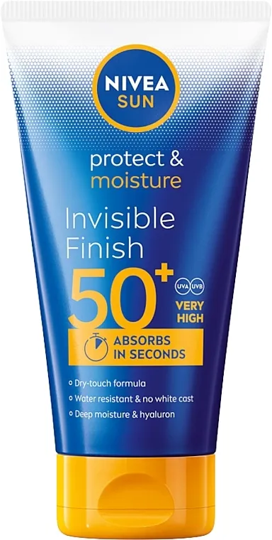 Nivea Sun Protect &amp; Moisture Invisible Finish Spf50+ Hidratantni balzam za sunčanje SPF50+