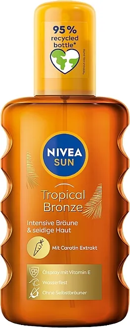 NIVEA Sun Tropical Bronze Oil-Spray SPF Keratinski sprej za zaštitu od sunca SPF6