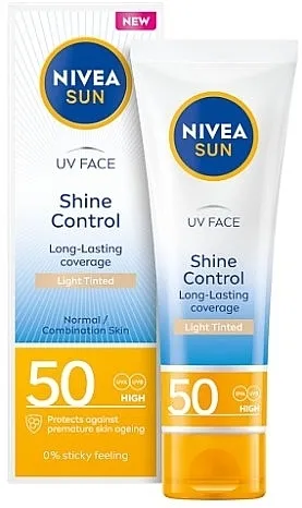 NIVEA Sun UV Face Shine Control Light Tinted SPF50 Matirajuća krema za lice