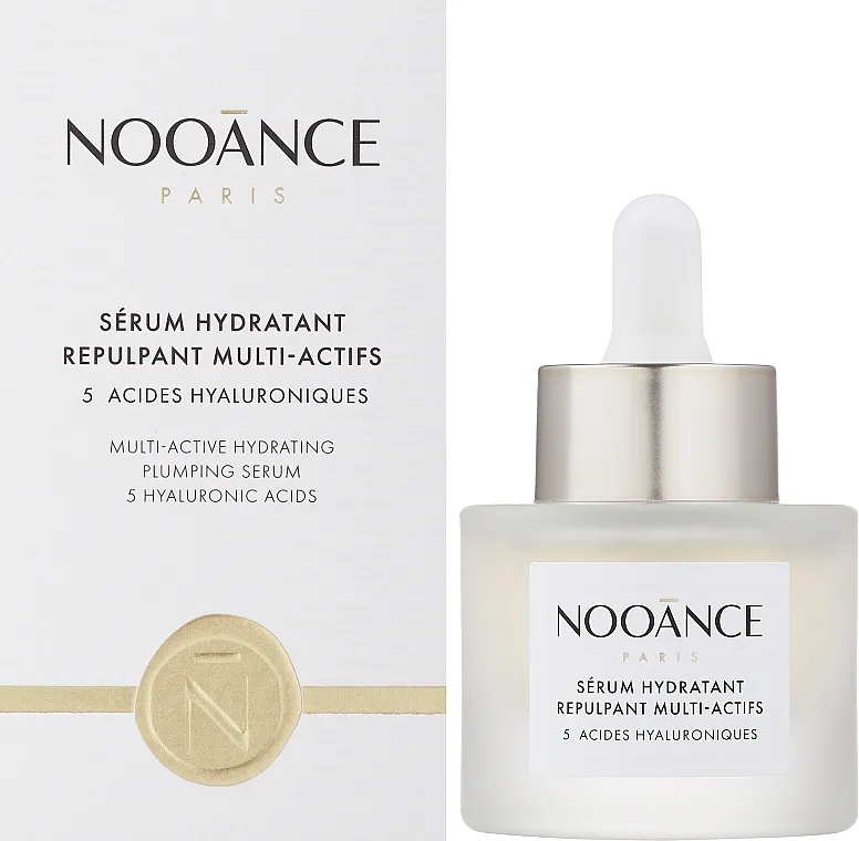 Nooance Paris Multi-active Hydrating Plumping Serum 5 Hyaluronic Acids Multiaktivni serum za lice