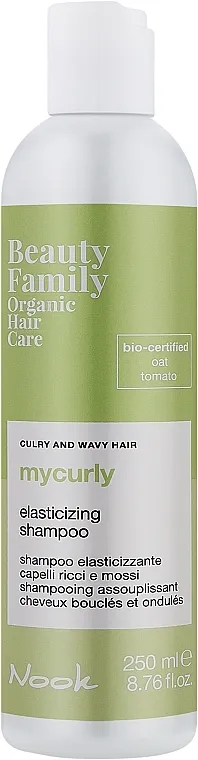 Nook Beauty Family Organic Mycyrly Elastizing Shampoo Šampon za povećanje elastičnosti kose