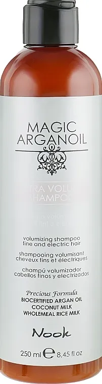 Nook Magic Arganoil Extra Volume Shampoo Šampon za volumen za tanku i slabu kosu