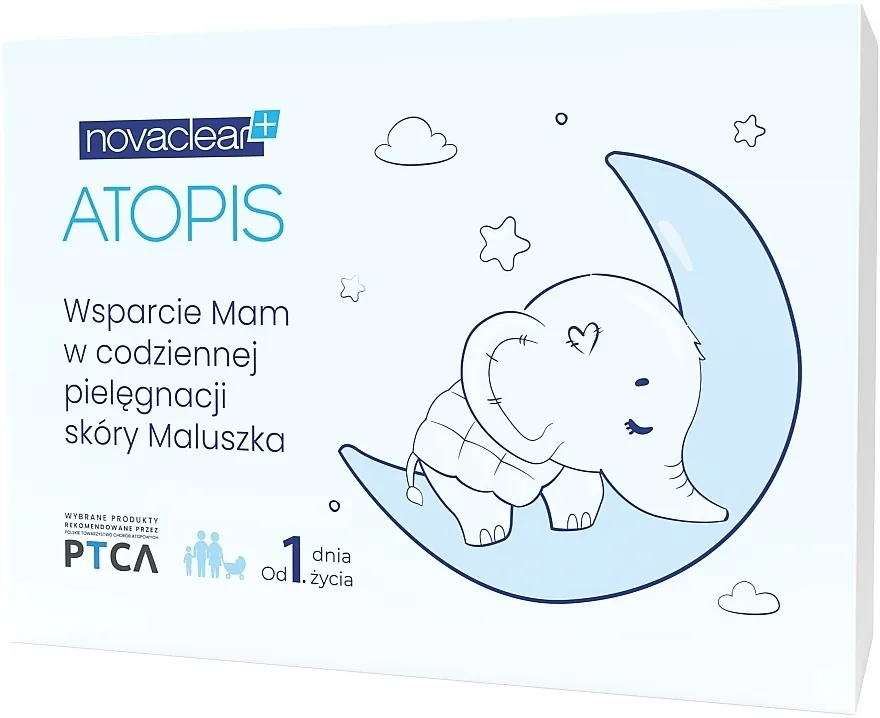 Novaclear Atopis (f/b/wash/200ml + b/cr/100ml + nappy/cr/50ml) Set