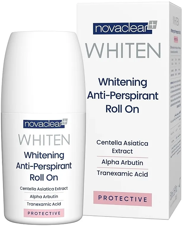 Novaclear Whiten Whitening Anti-Perspirant Roll-On Protective Dezodorans u kuglici 'Zaštitni'
