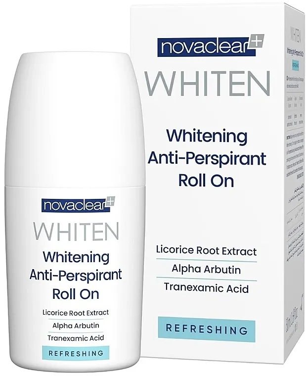 Novaclear Whiten Whitening Anti-Perspirant Roll-On Refreshing Rol-on dezodorans „Osvežavajući”