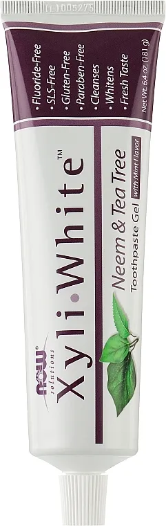 Now Foods XyliWhite Neem &amp; Tea Tree Toothpaste Gel Pasta-gel za zube 'Nim i čajno drvo'