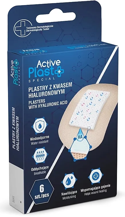 Ntrade Active Plast Special Plasters With Hyaluronic Acid Vodootporni flaster
