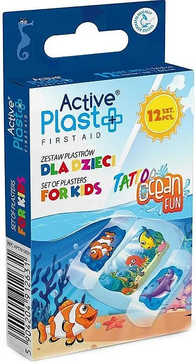 Ntrade Active Plast Tattoo Ocean Fun Flasteri za decu