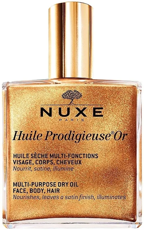 Nuxe Huile Prodigieuse Multi-Purpose Care Multi-Usage Dry Oil Golden Shimmer Divno suho zlatno ulje