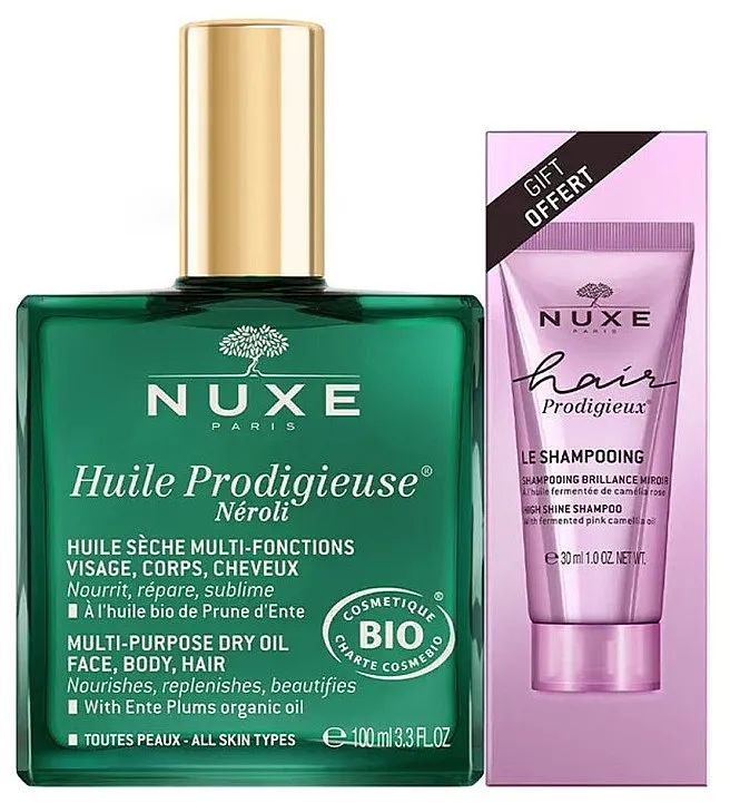 Nuxe Huile Prodigieuse Neroli (oil/100ml + shm/30ml) Set