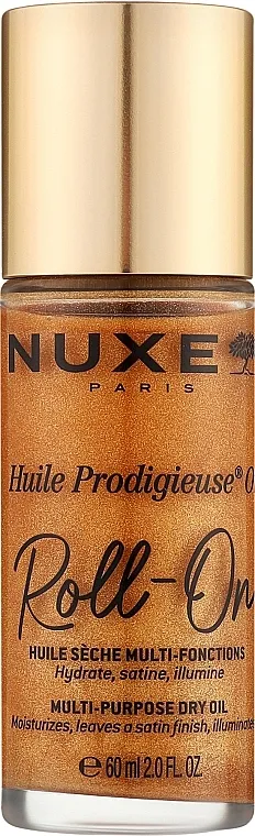 Nuxe Huile Prodigieuse Or Roll-On Multi-Purpose Dry Oil Čudesno suvo ulje sa zlatnim česticama za lice, telo i kosu