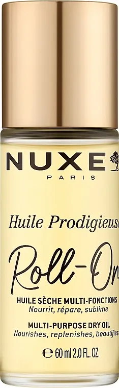 Nuxe Huile Prodigieuse Roll-On Multi-Purpose Dry Oil Čudesno suvo ulje za lice, telo i kosu