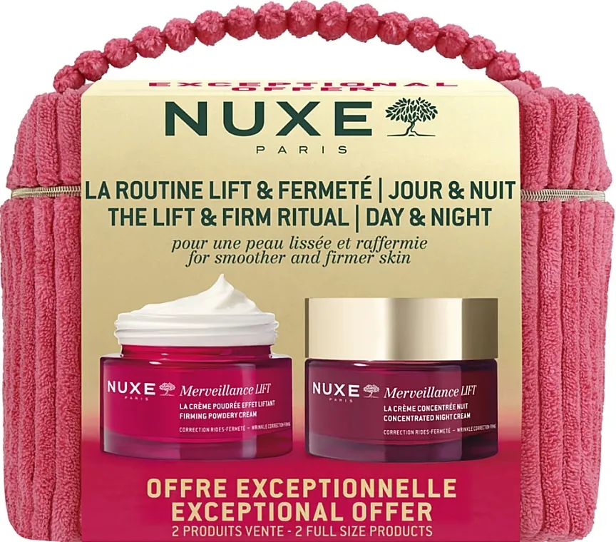 Nuxe Merveillance Lift Vanity 2026 (f/cr/2x50ml + bag/1pc) Set u neseseru