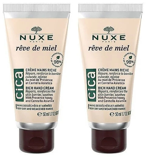 Nuxe Reve de Miel Cica Rich Hand Cream Set (h/cream/2x50ml)