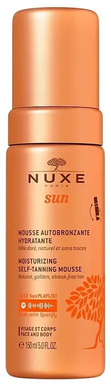 Nuxe Sun Moisturizing Self-Tanning Mousse Hidratantna pena za samopotamnjivanje