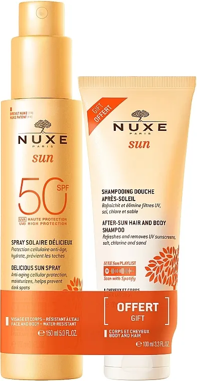 Nuxe Sun Set Summer Protection (spray/150ml + shmp/100ml)