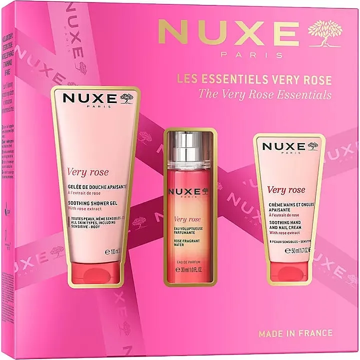 Nuxe Very Rose Set (edp/30ml + sh/gel/100ml + h/cr/50ml)