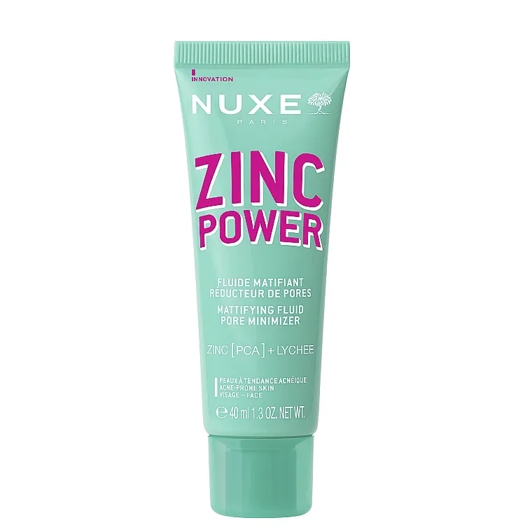 Nuxe Zinc Power Mattifying Fluid Pore Minimizer Matirajući fluid za lice