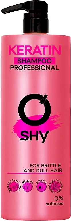 O'Shy Keratin Professional Shampoo Šampon 'Sjaj i glatkoća kose'