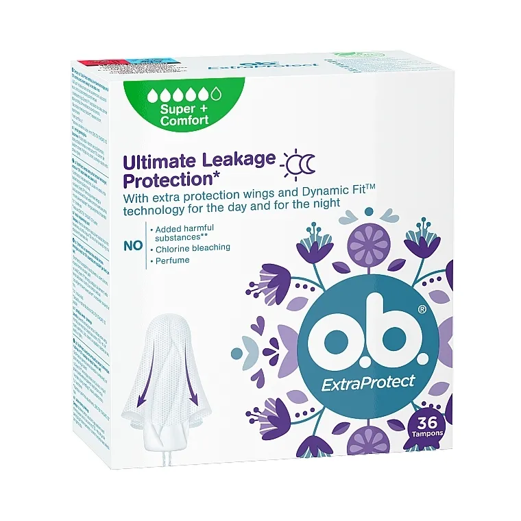 O.b. ExtraProtect Super + Tamponi, 36 kom.