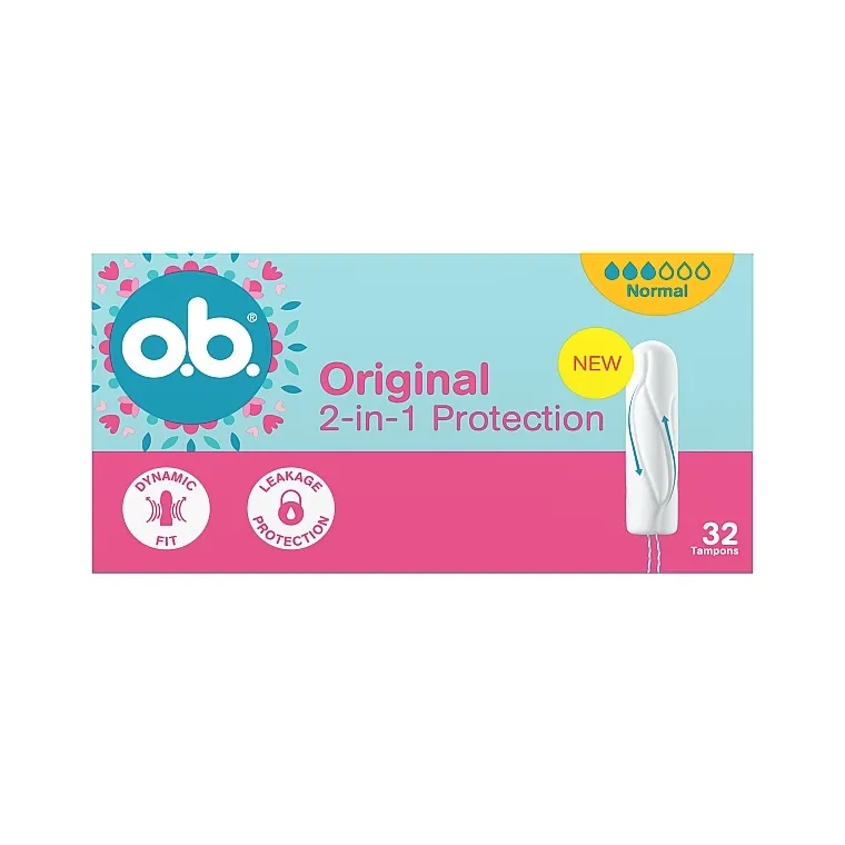 o.b. Original 2-in-1 Protection Tampons Tamponi normal, 32 kom