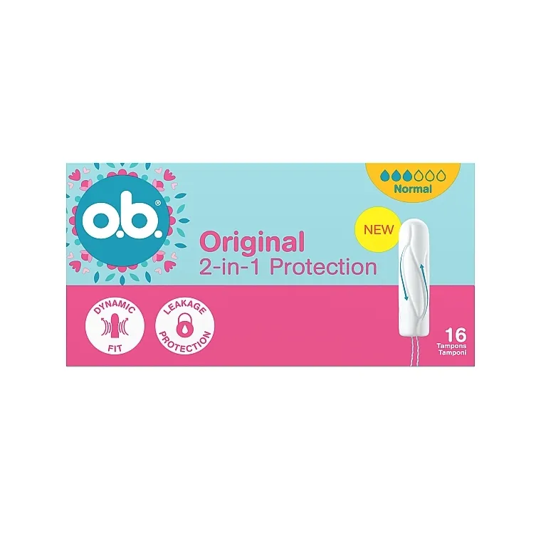 O.b. Original Normal 2-in-1 Protection Tampons Tamponi, 16 kom