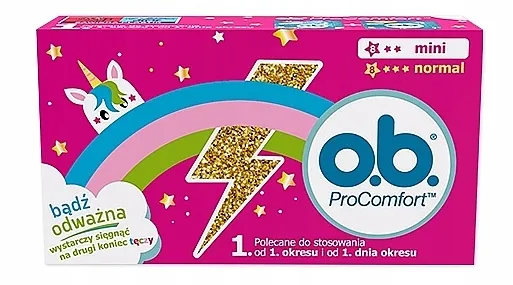 O.b. ProComfort Teens Tampony Tamponi, Mini 8 kom. + Normal 8 kom.