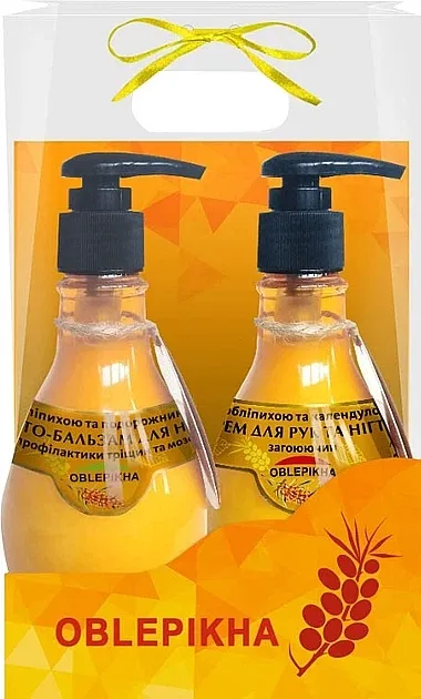 Oblepikha (hand/cr/275ml + balm/275ml) Set "Krakavac"