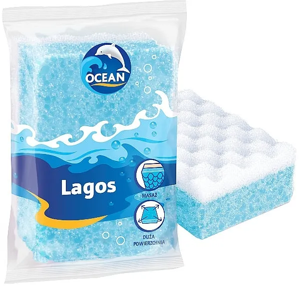 Ocean Masažna sunđer za kupanje 'Lagos' plava